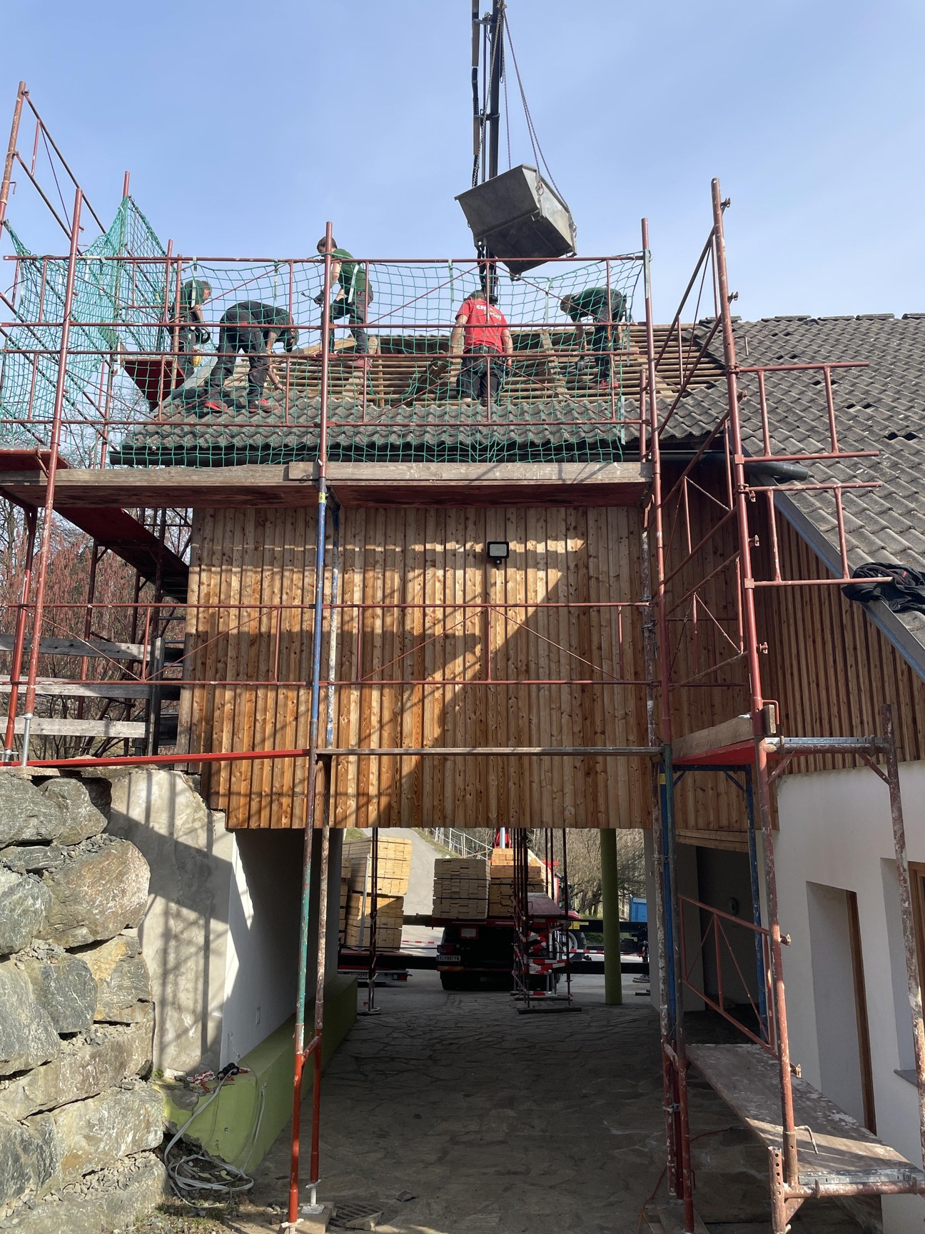 Wir bekommen ein neues Dach
